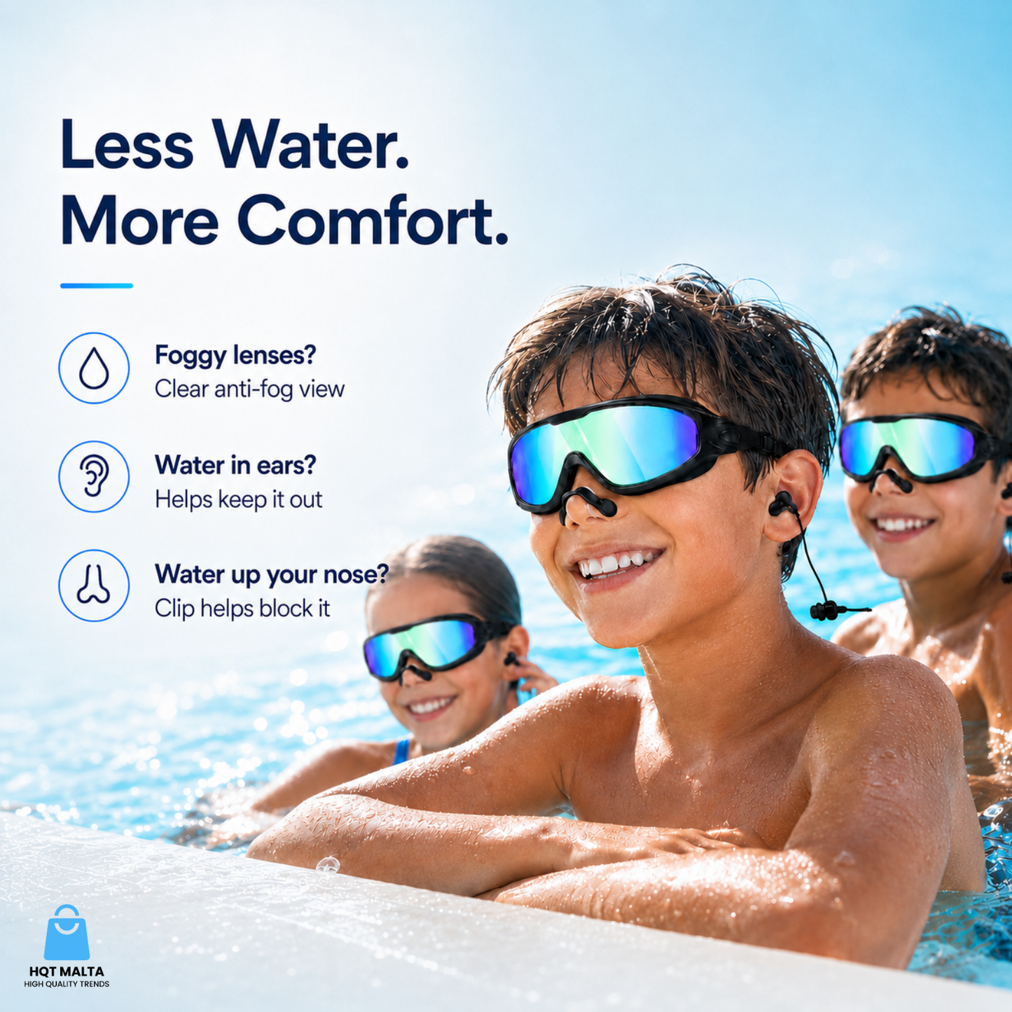 HQT™ AquaPro 3-in-1 Swim Set