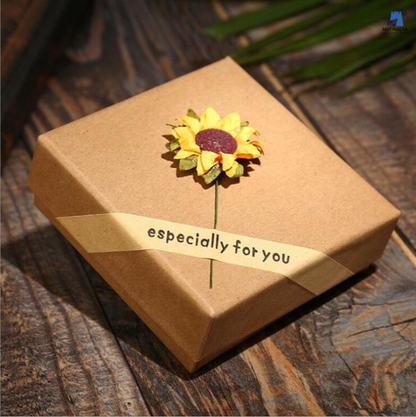 HQT™ "YOU ARE MY SUNSHINE" SUNFLOWER NECKLACE